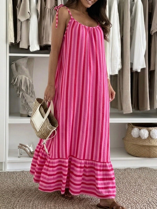 Robe longue en gaze de coton
