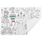 Set De Table À Colorier Thème Princesse 37x26 cm 7144