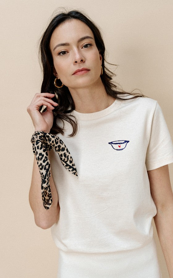 T-shirt femme brodé Bol breton