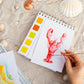 Carnet de Voyage La Petite Epicerie Air Marin Aquarelle