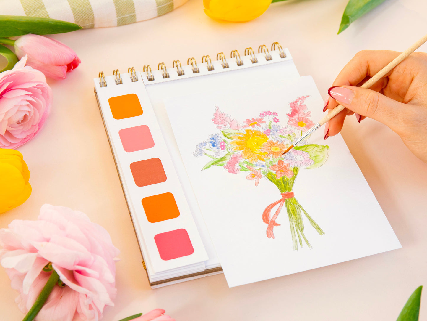 Carnet de Voyage La Petite Epicerie Secret Garden Aquarelle