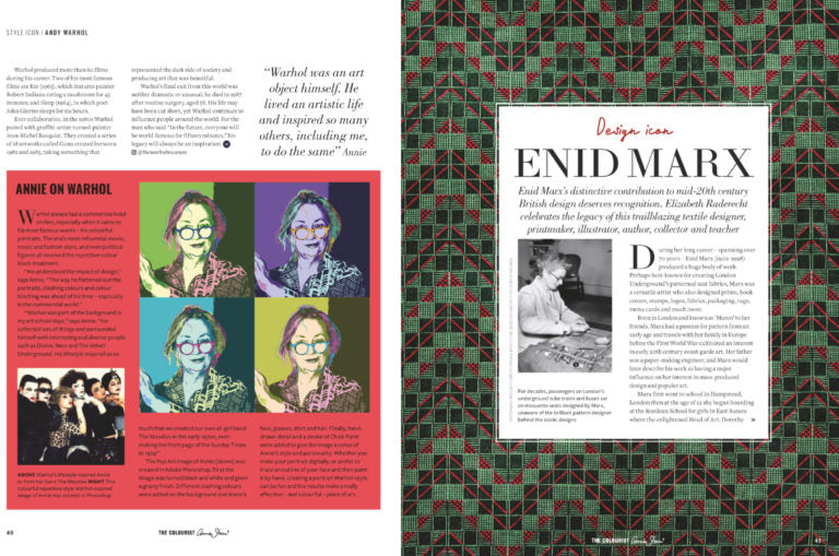 Livre "THE COLOURIST NUMÉRO 8" The art of  colourful living - Annie Sloan