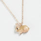 Collier court lapin en émail - Fable England