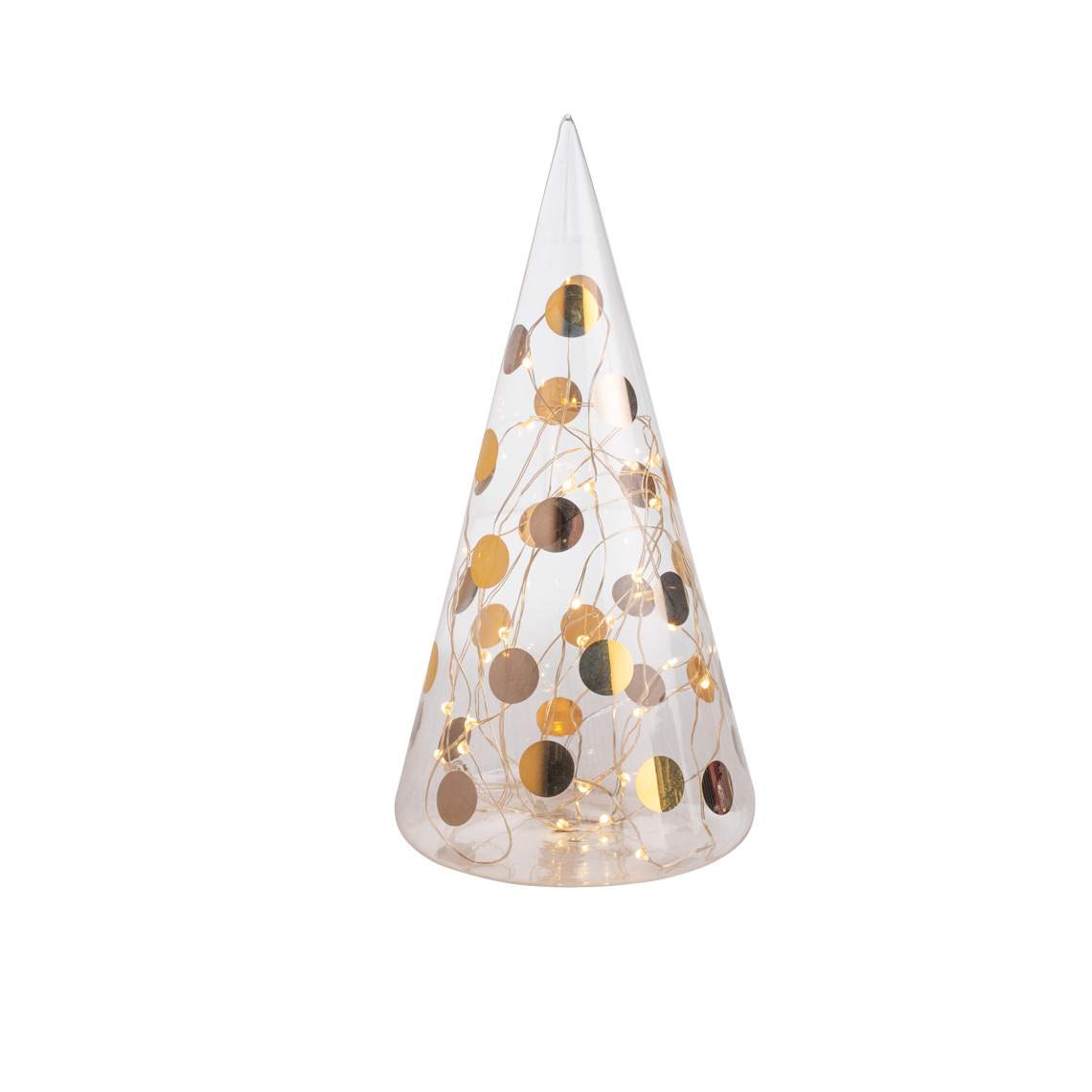 SAPIN EN VERRE "POIS OR"- Räder