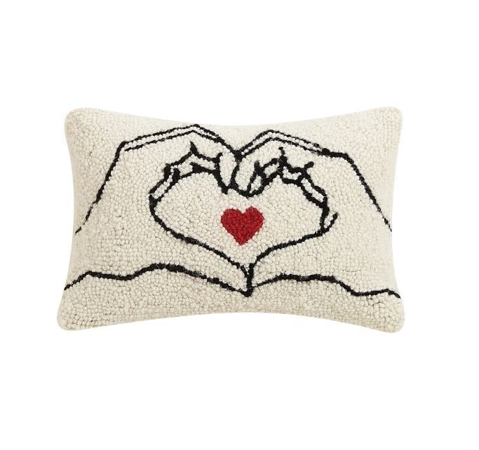 COUSSIN Crochet "Coeur main"