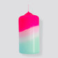 BOUGIE Dip Dye Neon Peppermint Tower - Pink Stories