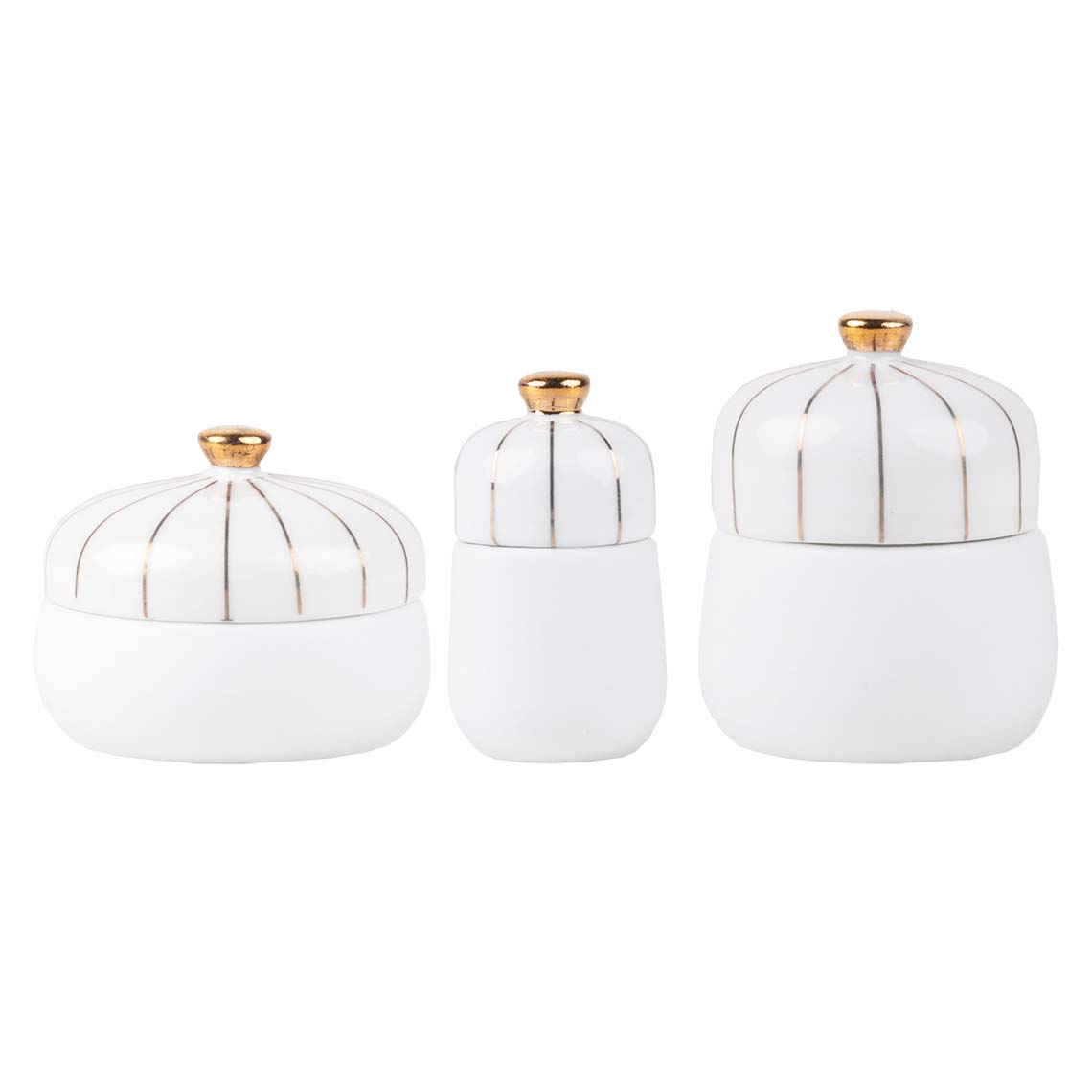 Ensemble de 3 mini boites en porcelaine - Räder