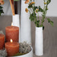 Vase étroit en porcelaine avec texte botanique - Räder
